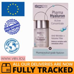 Pharma Hyaluron Active Concentrate, Anti-wrinkle + Volume Filler 13 ml — Made in Germany — Free Delivery