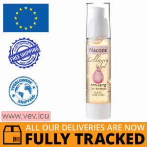 Nacomi, Face gel serum with collagen, 50 ml — Made in Poland — Free Delivery