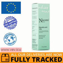 Nacomi Next Level Peeling night serum Glycolic acid 10%, 30ml — Made in Poland — Free Delivery