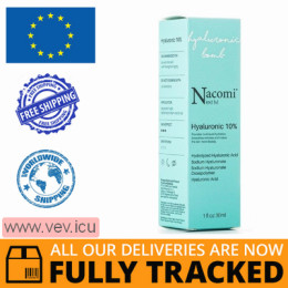 Nacomi Next Level Serum Hyaluronic acid 10%, 30ml — Made in Poland — Free Delivery