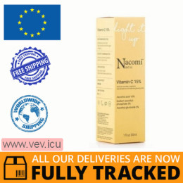 Nacomi Next Level Serum With Vitamin C 15%, 30ml — Made in Poland — Free Delivery