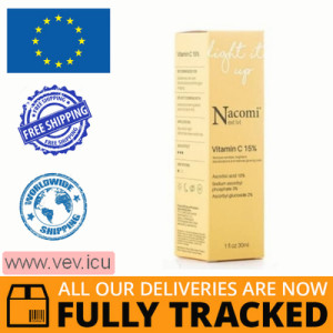 Nacomi Next Level Serum With Vitamin C 15%, 30ml — Made in Poland — Free Delivery