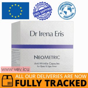 Dr Irena Eris Neometric, Anti-Wrinkle Capsules for Eyes & Lips Area 45 pcs. — Made in Poland — Free Delivery