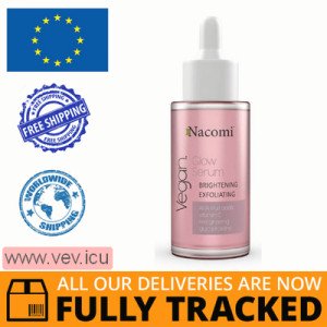 Nacomi Glov, Brightening exfoliating face serum, 30ml — Made in Poland — Free Delivery