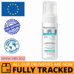 Pharmaceris A Puri-Sensilium, soothing cleansing foam for the face and eyes, allergic and sensitive skin, 150 ml — Made in Poland — Free Delivery