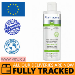Pharmaceris T Sebo-Micellar, sebo-regulating micellar water for face and eyes, 200 ml — Made in Poland — Free Delivery