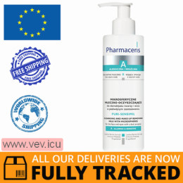 Pharmaceris A Puri-Sensimil, microsphere cleansing milk for face and eye make-up removal, 190 ml — Made in Poland — Free Delivery