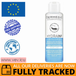 Dermedic Hydrain 3 Hialuro, two-phase micellar water for sensitive skin, 115 ml — Made in Poland — Free Delivery  