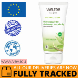 Weleda Naturally Clear, cleansing face gel with willow bark, 100 ml — Made in Switzerland — Free Delivery