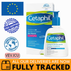 Cetaphil EM, micellar washing emulsion with a pump, 236 ml — Made in Switzerland — Free Delivery