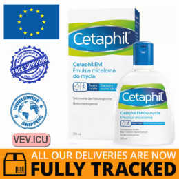 Cetaphil EM, micellar washing emulsion, 250 ml — Made in Switzerland — Free Delivery