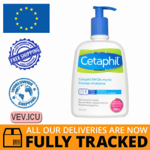 Cetaphil EM, micellar washing emulsion, 500 ml — Made in Switzerland — Free Delivery