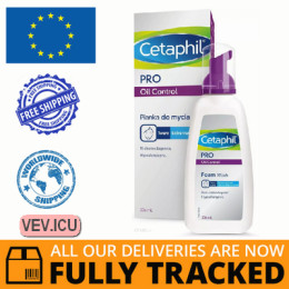Cetaphil Pro, Oil Control, face cleansing foam, acne skin, 236 ml — Made in Switzerland — Free Delivery