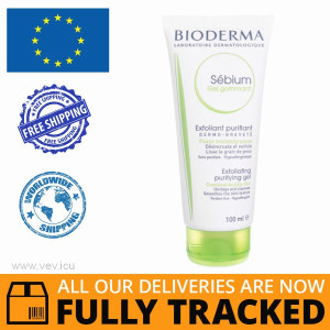 BIODERMA SEBIUM GOMMANT GEL EXFOLIATING GEL 100ML - MADE IN POLAND - FREE SHIPPING