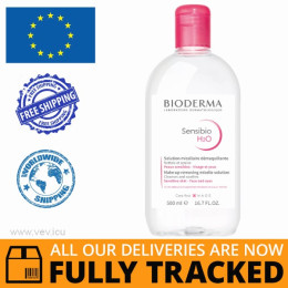 BIODERMA SENSIBIO H2O MICELLAR FLUID SENSITIVE SKIN 500ML - MADE IN POLAND - FREE SHIPPING