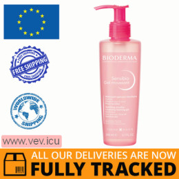 Bioderma Sensibio Soothing and soothing face wash gel 200ml — Made in Poland — Free Delivery