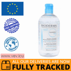 Bioderma Hydrabio H2O, micellar water for dehydrated skin, 500ml — Made in Poland — Free Delivery
