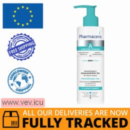 Pharmaceris A Physiopuric, physiological moisturizing face wash gel, allergic and sensitive skin, 190 ml — Made in Poland — Free Delivery