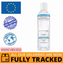 Dermedic Hydrain 3 Hialuro, micellar water, dry and very dry dehydrated skin, 200 ml — Made in Poland — Free Delivery Dermedic Hydrain 3 Hialuro, micellar water, dry and very dry dehydrated skin, 200 ml — Made in Poland — Free Delivery