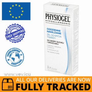 PHYSIOGEL HYPOALLERGENIC FACE WASH GEL, 150 ML  - MADE IN UK - FREE SHIPPING 
