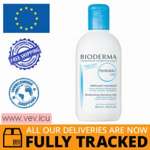 Bioderma Hydrabio Lait, make-up remover milk, 250ml — Made in Poland — Free Delivery Bioderma Hydrabio Lait, make-up remover milk, 250ml — Made in Poland — Free Delivery