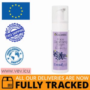 Nacomi, Face foam, blueberry, 150 ml — Made in Poland — Free Delivery