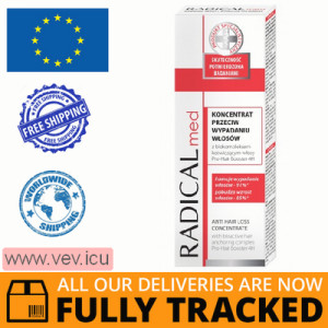 Radical Med, Anti-Hair Loss Concentrate, 100 ml — Made in Poland — Free Delivery