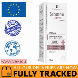 Seboradin Sensitive, balm, treatment for sensitive, atopic scalp, 200 ml — Made in Poland — Free Delivery