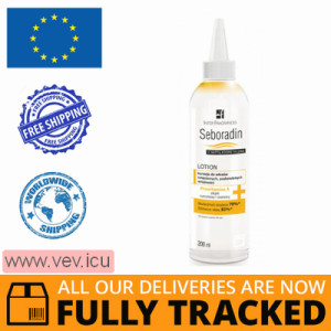 Seboradin With Cosmetic Kerosene, hair lotion, 200 ml — Made in Poland — Free Delivery