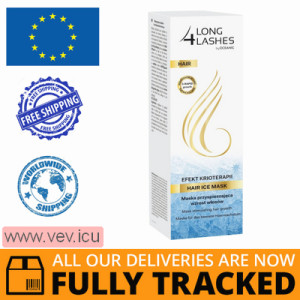 Long 4 Lashes Cryotherapy Effect, mask that accelerates hair growth, 200 ml — Made in Poland — Free Delivery