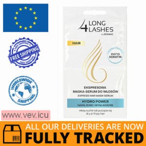Long 4 Lashes, hair mask-serum, moisturizing and smoothing, 2 x 6 ml — Made in Poland — Free Delivery