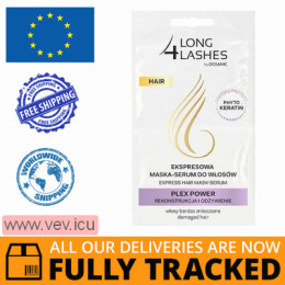 Long 4 Lashes, hair mask-serum, reconstruction and nourishment, 2 x 6 ml — Made in Poland — Free Delivery