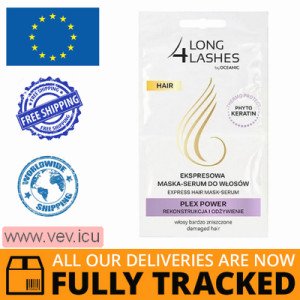 Long 4 Lashes, hair mask-serum, reconstruction and nourishment, 2 x 6 ml — Made in Poland — Free Delivery