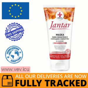 Jantar Medica, Mask reconstruction treatment for damaged hair, 200 ml — Made in Poland — Free Delivery