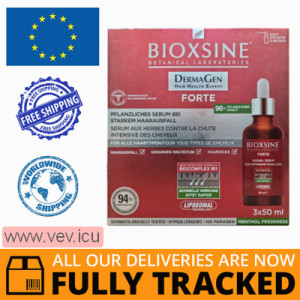 Bioxsine DermaGen Forte Herbal Serum For Intensive Hair Loss 50 ml x 3 pcs — Made in Turkey — Free Delivery