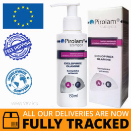 PIROLAM ANTI-DANDRUFF SHAMPOO 150 ML — MADE IN POLAND — FREE SHIPPING