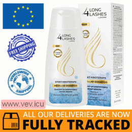 Long 4 Lashes, Cryotherapy Effect, micellar shampoo accelerating hair growth, 200 ml — Made in Poland — Free Delivery