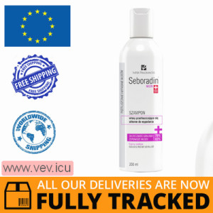 Seboradin Niger, shampoo for oily and prone to falling out hair, 200 ml — Made in Poland — Free Delivery