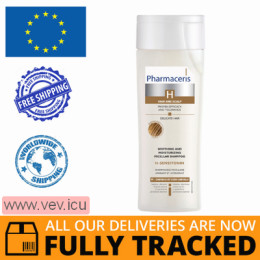 Pharmaceris H Sensitonin, micellar soothing and moisturizing shampoo, sensitive skin, 250 ml — Made in Poland — Free Delivery