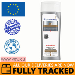 Pharmaceris H, Stimutone, shampoo slowing down the graying process and stimulating hair growth, 250 ml — Made in Poland — Free Delivery
