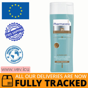 Pharmaceris H-Purin Dry, specialist anti-dandruff shampoo, sensitive skin, dry dandruff, 250 ml — Made in Poland — Free Delivery