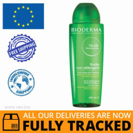 BIODERMA NODE FLUIDE MILD SHAMPOO FOR FREQUENT USE 400ML - MADE IN POLAND - FREE SHIPPING