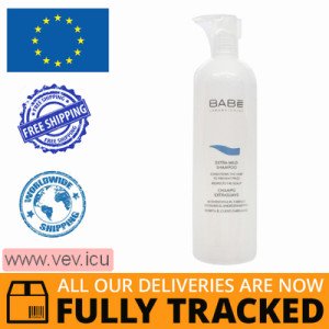 Babe Laboratorios Extra Mild Shampoo 500 ml — Made in Spain — Free Delivery Babe Laboratorios Extra Mild Shampoo 500 ml — Made in Spain — Free Delivery