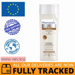 Pharmaceris H Sensitonin, micellar soothing and moisturizing shampoo, sensitive skin, 250 ml — Made in Poland — Free Delivery