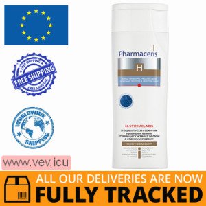 Pharmaceris H Stimuclaris, specialist hair growth stimulating & anti-dandruff shampoo, 250 ml — Made in Poland — Free Delivery