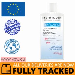 Dermedic Capilarte, shampoo against dandruff and its causes, 300 ml — Made in Poland — Free Delivery  