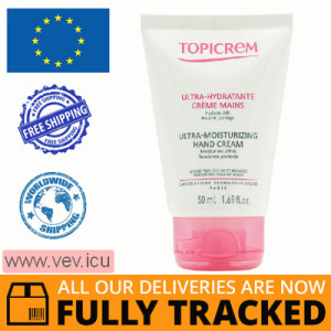 Topicrem Ultra-Moisturizing Hand cream 50 ml — Made in France — Free Delivery