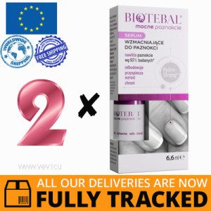 2 X BIOTEBAL SERUM STRENGTHENING NAILS 6,6 ML - MADE IN POLAND - FREE SHIPPING 2 X BIOTEBAL SERUM STRENGTHENING NAILS 6,6 ML - MADE IN POLAND - FREE SHIPPING