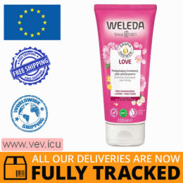 Weleda Aroma Shower Love, shower lotion, caring, creamy, 200 ml — Made in Switzerland — Free Delivery