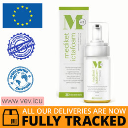 Mediket Ictafoam, mild foam for body and head cleansing, 100 ml — Made in Switzerland — Free Delivery